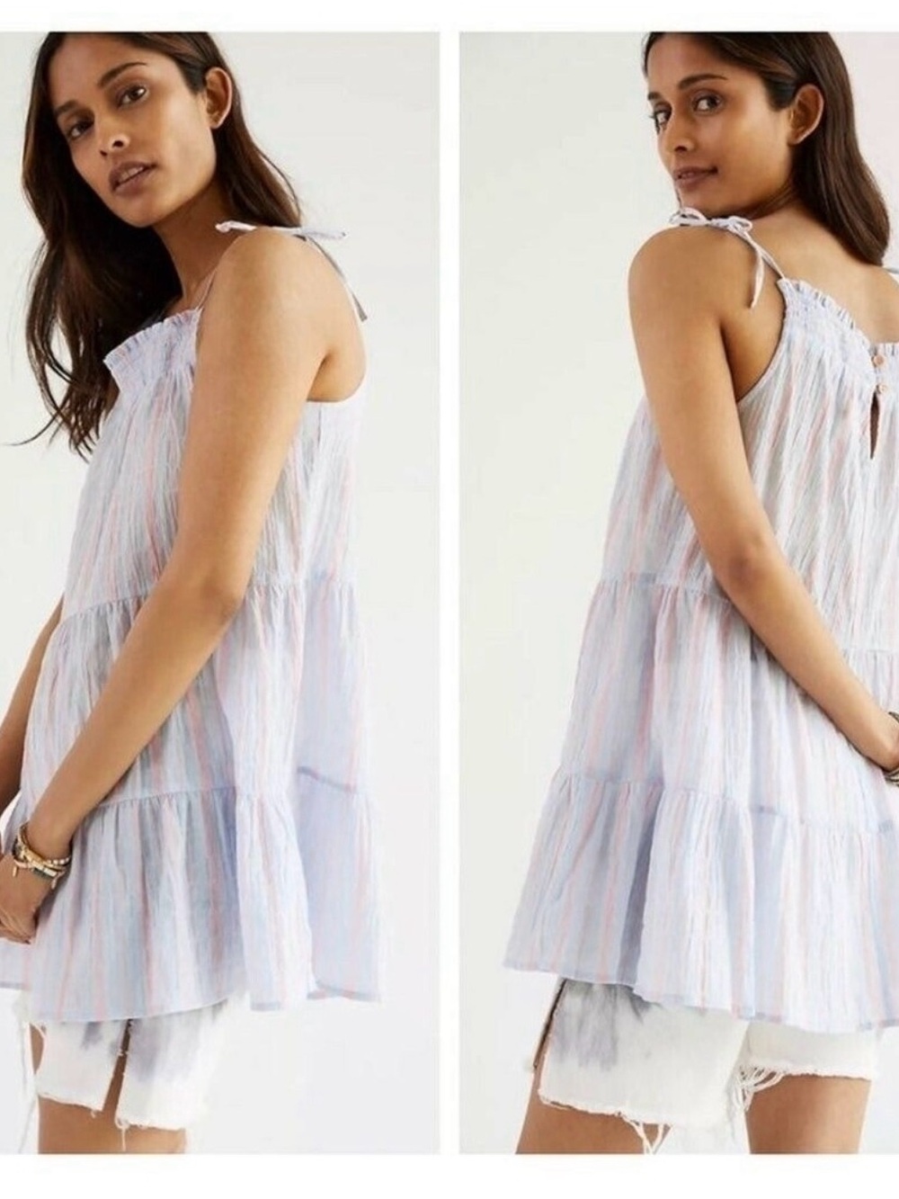 Anthropologie Maeve Gauzy Tiered Tunic
Tank